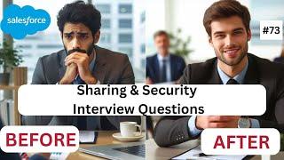 Salesforce Interview Questions on Sharing & Security || Part 73