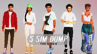 5 Alpha Sim Dump || The Sims 4 CAS