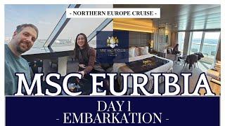 MSC Euribia Yacht Club - Day 1 - Embarking at Southampton - Room 18005