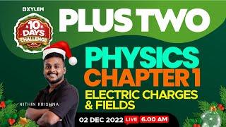 Plus Two - Physics Chapter 1: Electric Charges And Fields | XYLEM +1 +2