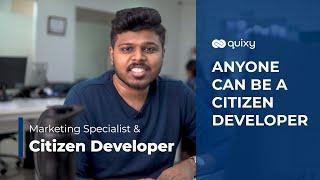 Anyone can be a Citizen Developer | Citizen Development