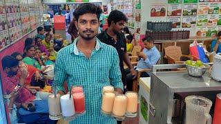 120 வகையான ஜுஸ் ஒரே கடையில் - Summer Special ஈரோடு Maruthi Cool Drinks 120 varieties of fresh juices