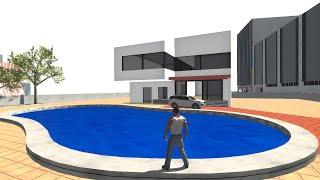 Swimming Pool Color Change in Indian Bike Driving 3D