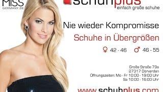 schuhplus.com große Schuhe in Übergrößen XXL extra lang groß Dörverden TV-Spot Werbung