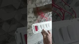 electrical work 8 way board Wiring #electrician