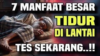 7 MANFAAT BESAR TIDUR DI LANTAI ~ TES SEKARANG ‼️