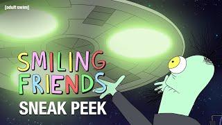Smiling Friends | Season 2 | Charlie, Pim and Bill VS The Alien  - Sneak Peek | Adult Swim UK 