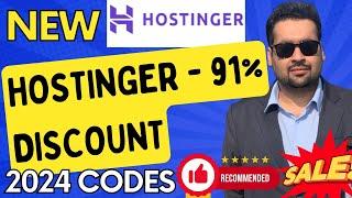 New Hostinger Coupon Codes 2024 : Exclusive 91% Discounts Inside! 
