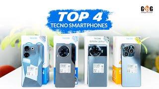 TECNO’র সেরা ৪টি বাজেট স্মার্টফোন!