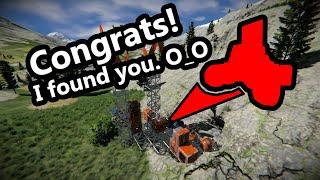 Congrats! I Found You: Space Engineers Friendly Troll