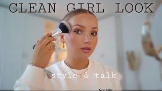 Clean Girl Make up + Hair | Style & Talk -Alina Mour