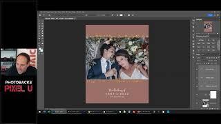 Using and Customizing a Photobacks Wedding Package Template in Photoshop in Seconds