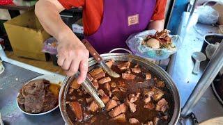 Big Mac Soy-Stewed Pork Rice Ball/比臉大巨無霸爌肉飯糰！在地人都不想你知道的店-臻味登爌肉飯糰-Taiwan Street Food