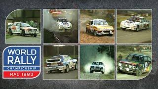 WRC 1983 RAC Rally | SS3 Castle Combe | Audi Quattro | Opel Manta 400 | Toyota Celica | Nissan 240RS