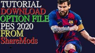 OPTION FILE PES 2020 TUTORIAL DOWNLOAD FROM ShareMODS | PS4 & PC