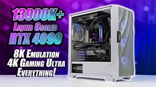 The Most Powerful PC You Can Build Right Now! RTX 4090, i9 13900K 8K EMU, 4K Gaming, INSANE