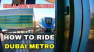 Dubai Metro Riding 2022  | United Arab Emirates 