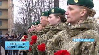 Tribute to Ukraine Border Guard: Kirovohrad street renamed after hero Andriy Matviyenko