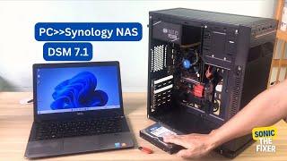 "Transform Your PC into a Synology NAS | DSM 7.1 Guide and Setup"