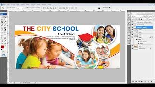 Photoshop Tutorial - Flex Print Banner Design in Adobe Photoshop || Flex Board Design ||