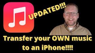 How to Transfer Your Own Music to an iPhone - Transfer ANY MP3 file - UPDATED 2024 Tutorial!!