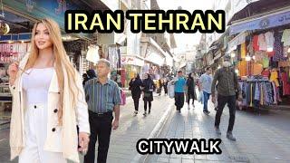 IRAN TEHRAN Walking In Berlan Alley 2022  Citywalk Tehran تهران