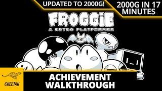 Froggie - A Retro Platformer - Achievement Walkthrough (2000G IN 18 MINUTES)