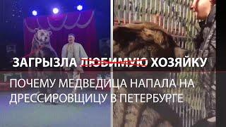 Медведица насмерть загрызла свою дрессировщицу Алфию Маслянову