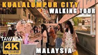 Kuala Lumpur city walking tour - MALAYSIA 4K UHD