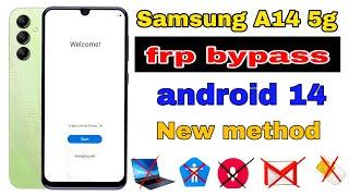 Samsung A14 5g frp bypass / Samsung a14 5g frp bypass android 14 / Samsung a14 Google account remove