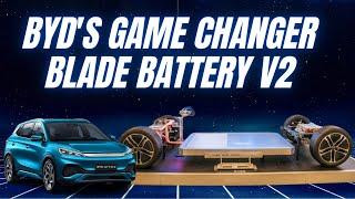 BYD reveal new cheaper LFP Blade battery with 27% higher energy density