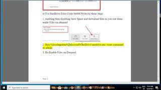 Fix OneDrive Error Code 0x8007016a