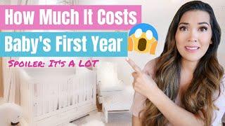 HOW MUCH IT COSTS TO HAVE A BABY FIRST YEAR  Breaking Down EXACTLY How Much One Of My Babies Cost