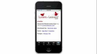 Dead End Relationship iPhone app showcase by Machindo Apps