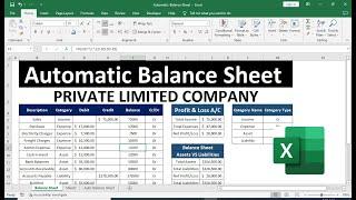 balance sheet format in excel with formulas
