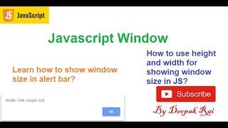 Javascript Window
