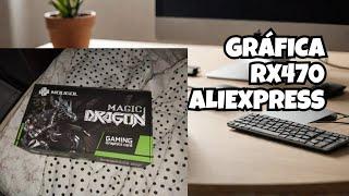 RX470 4GB DO ALIEXPRESS -Daraz- UNBOXING E TESTES-MOUGOL Graphics Card AMD GPU Radeon RX 470 4G