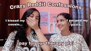 reacting to CRAZY Reddit Confessions!! *we're traumatised*