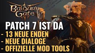 Baldurs Gate 3 Patch 7 ist GIGANTISCH: 13 neuen Enden, Offizielle Mod Tools, Dialoge... | BG3 Update