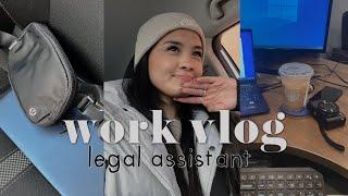 WORK DAY IN MY LIFE: answering more questions about being a legal assistant & spend the day with me!