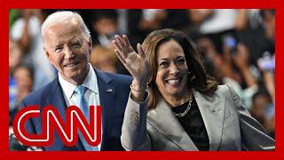 See how Kamala Harris honored Biden at event