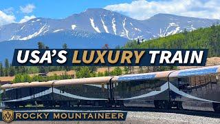 2 DAYS on America's LUXURY Train! The Rocky Mountaineer