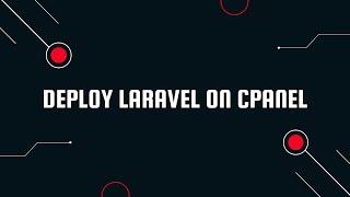 Deploy Laravel 9 project on cPanel | Upload Laravel 9 project on cPanel