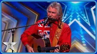 Dave Sheriff gets SIMON COWELL singing along to Blackpool song! | Auditions | BGT 2025