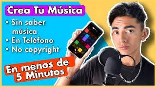 Como Hacer Música Sin Saber Teoría Musical en tu Telefono En Menos De 5 Min | Bandlab Loops Tutorial