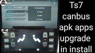 Ts7 Android car stereo canbus setting download apk apps install