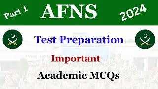 AFNS Test Important Academic MCQs | AFNS Test Preparation 2024