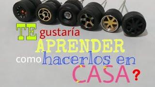 TUTORIAL: COMO HACER LLANTAS DE GOMA PARA TUS HOT WHEELS CON MATERIALES SIMPLES Y PRÁCTICOS.