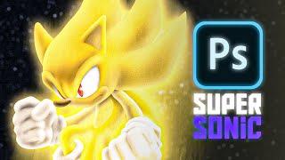 I Remade Super Sonic in Photoshop | Sonic the Hedgehog