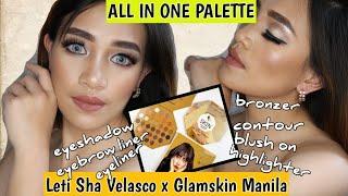 Soft Bronzy Make-up Look ft. Leti Sha Velasco x Glamskin Manila Palette